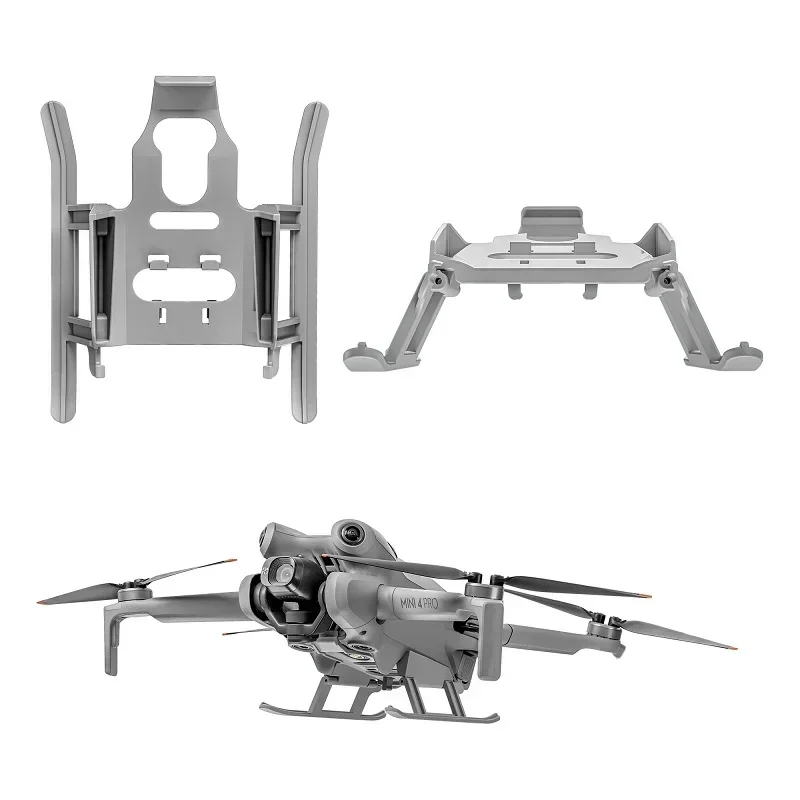 Height Extended Leg Protector  Foldable Landing Gear for DJI Mini 4 Pro Drone  Mini 4 Pro Quick Release Drone Accessories