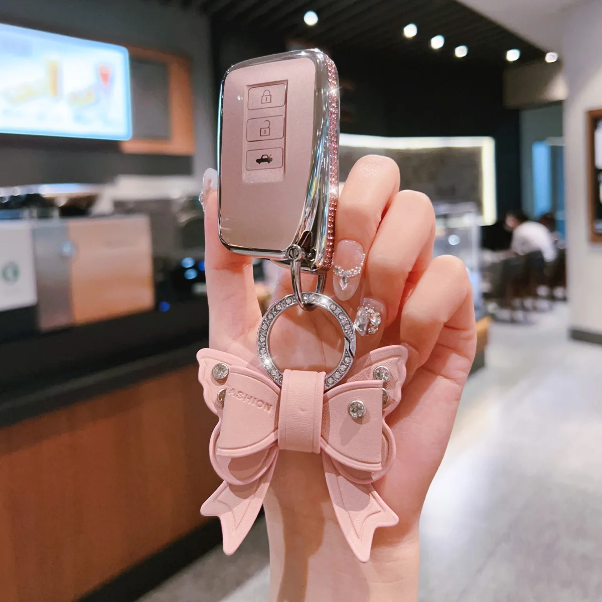 Side Diamond Pink T… - image