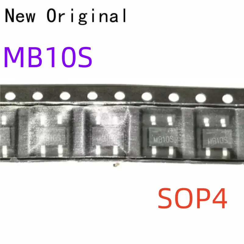 Mb10S Sop4 New and Original 0.5A Single-Phase Glass Passivated Bridge Rectifiers