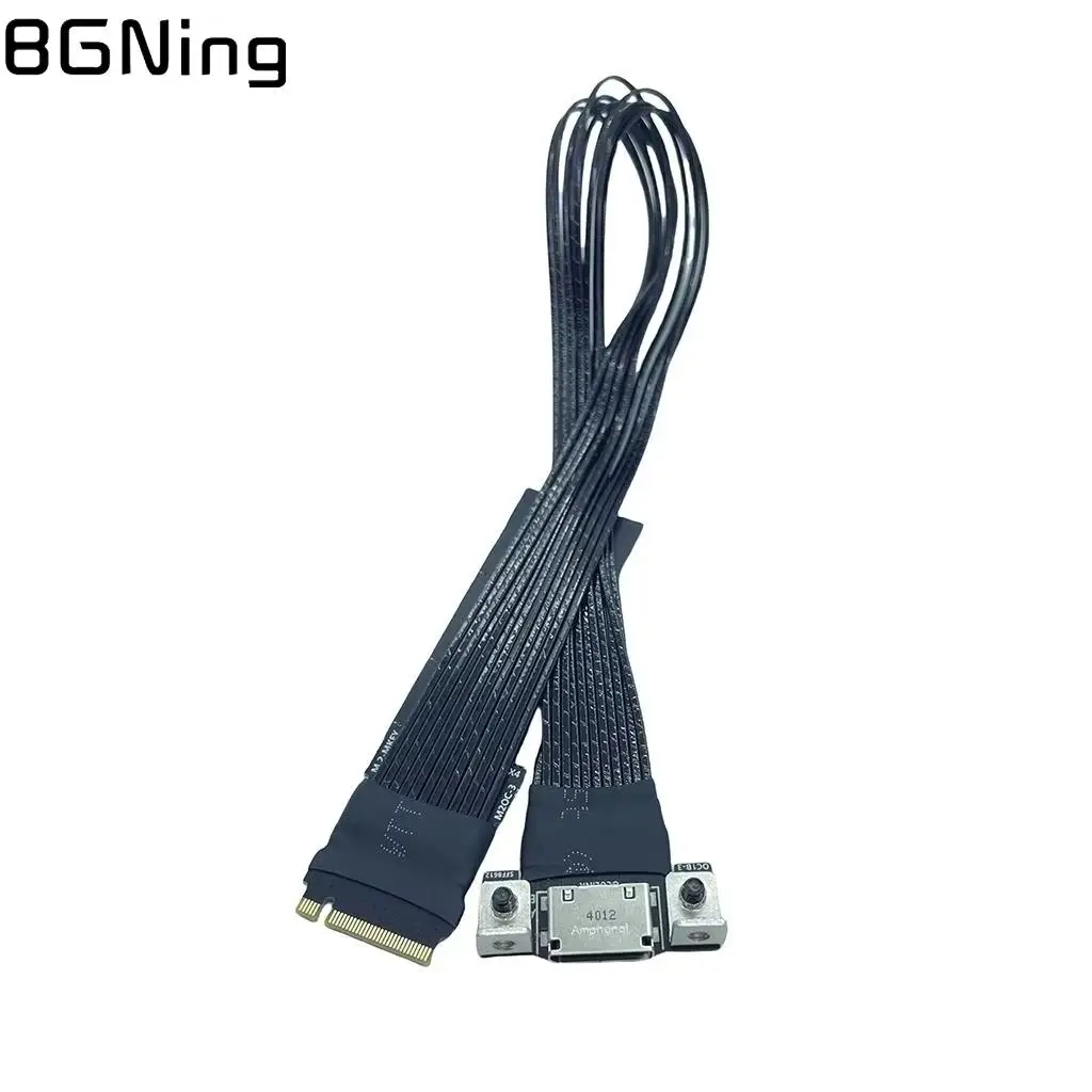 M.2 M key NVMe to OCuLink SFF8611 Adapter Cable PCIe 4.0 X4 Gen4 DOCK-OC5 or OC6 Docking Station for GPU SSD Expansion Card