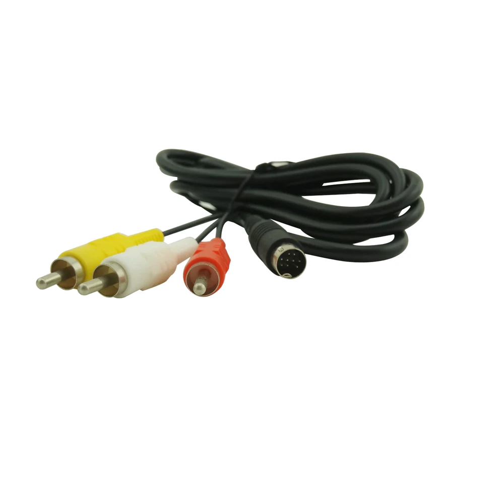 1 buah 9Pin untuk kabel AV Video Audio Sega Genesis 2 kabel RCA untuk Mega Drive MD 2