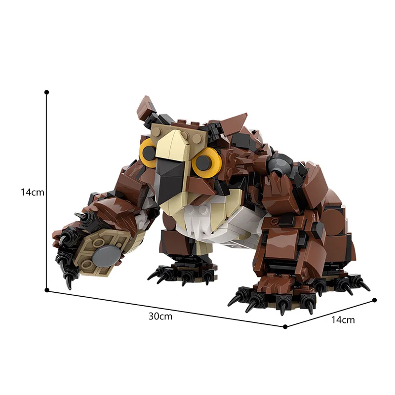 Hot Dragons Game Action Figures Grand Owlbear Building Block Dungeons Game Monster Model diy Bricks Toys for Kids Birthday Gifts