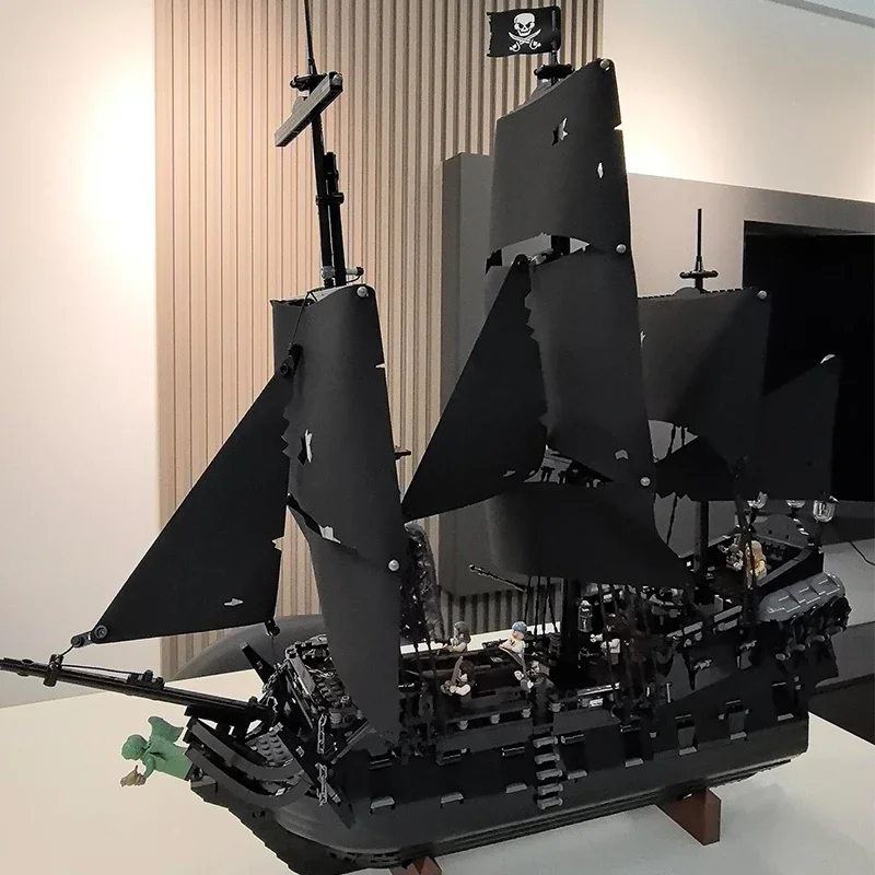 

2026 NEW MOC 2862 PCS Black Pearl Pirate Ship Building Blocks Vessel Sailboat Ship Bricks Toys Kids Birthday Gifts