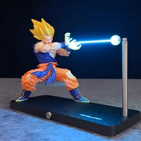 Hot Nikolatoy Dragon Super Ball Kakarotto Son Goku Kamehameha Wave Magnetic Light Lamp Model Ornament Toys Festvial Gifts