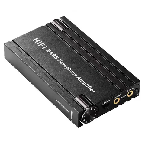 HIFI headphone amplifier Portable Hifi Earphone Amp With Bass Volume Control For MP3/MP4/Phones/Digital Player Durable