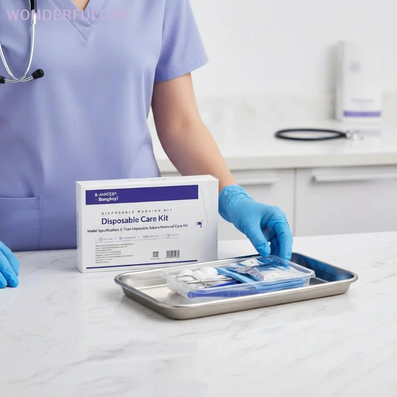 New Sterile Disposable Dressing Replacement Tool Kit, Debridement, Suturing, Disinfection, Wound Care Tool Kit