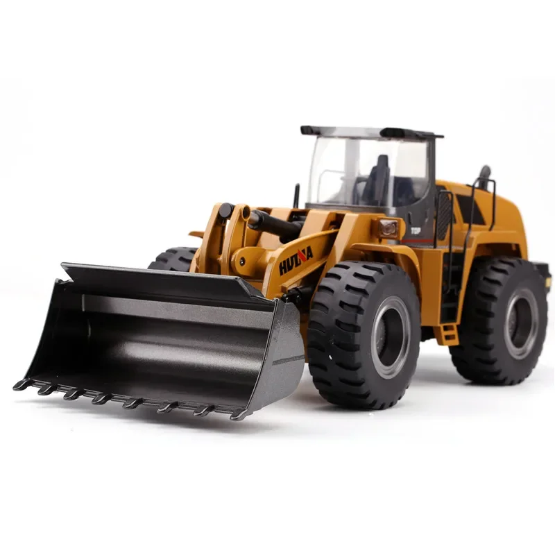 Huina 583 1583 1:14 2.4Ghz 10 Channel metal rc bulldozer Model for kids Remote Control Toys  Boys Bulldozer Alloy Truck