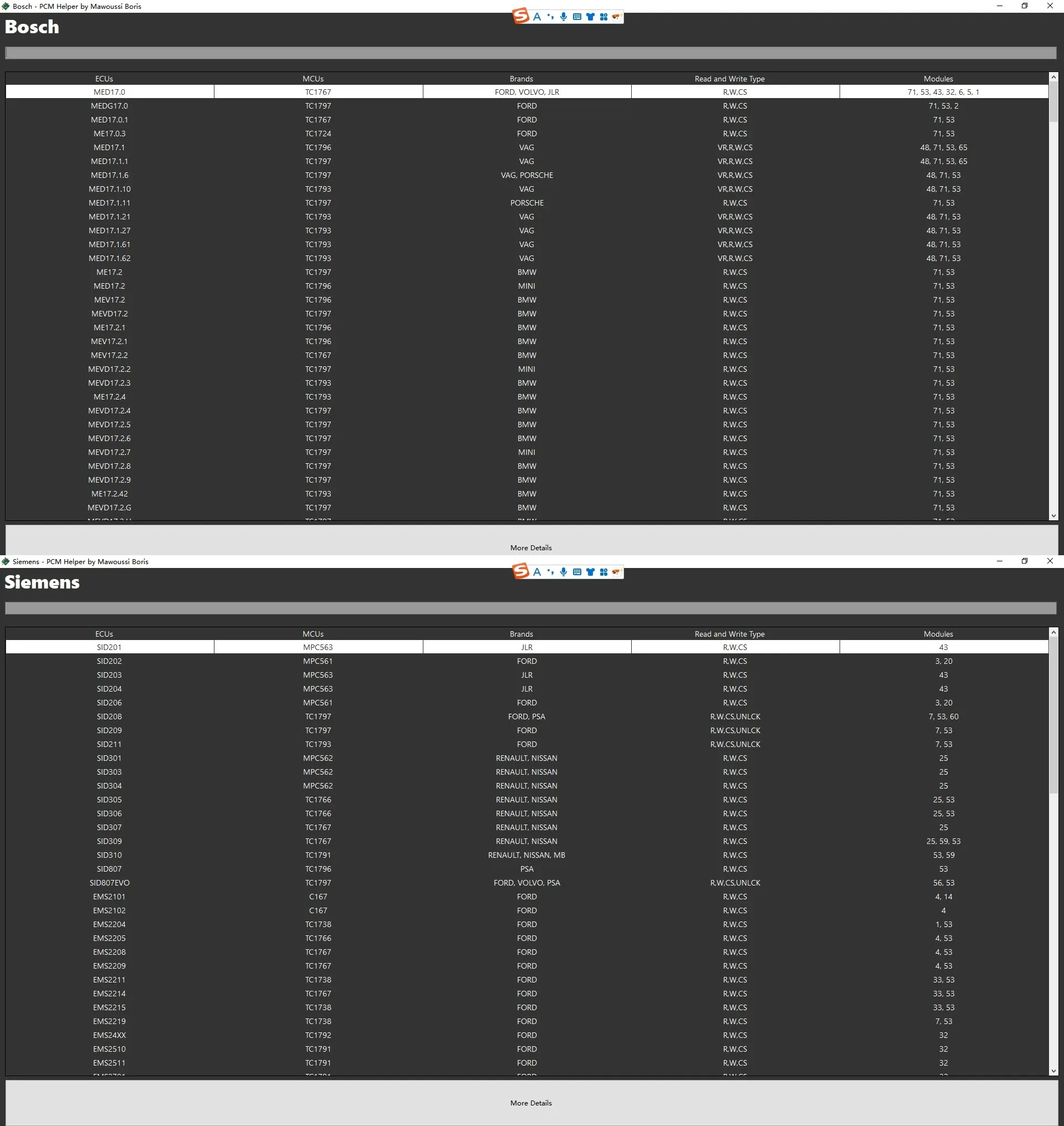 PCM Helper Software on for Bench Boot PCMhelper ECU TCU Pinouts for PCM TOOL Pinout software Database for PCM Flash User