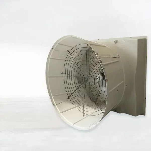 

High Quality Wall Mounted Powerful Industrial Chicken Coop Exhaust Fan Poultry House FRP Cone Fan Livestock Ventilation Fan