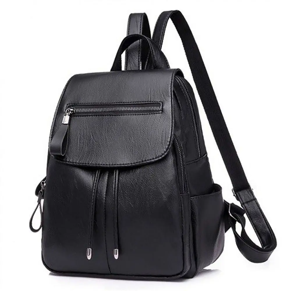 Mochila de Grande Capacidade, Alça Ajustável, Bolsa de Ombro Impermeável, PU Lavável Travel Bag, Unisex, Alta Qualidade