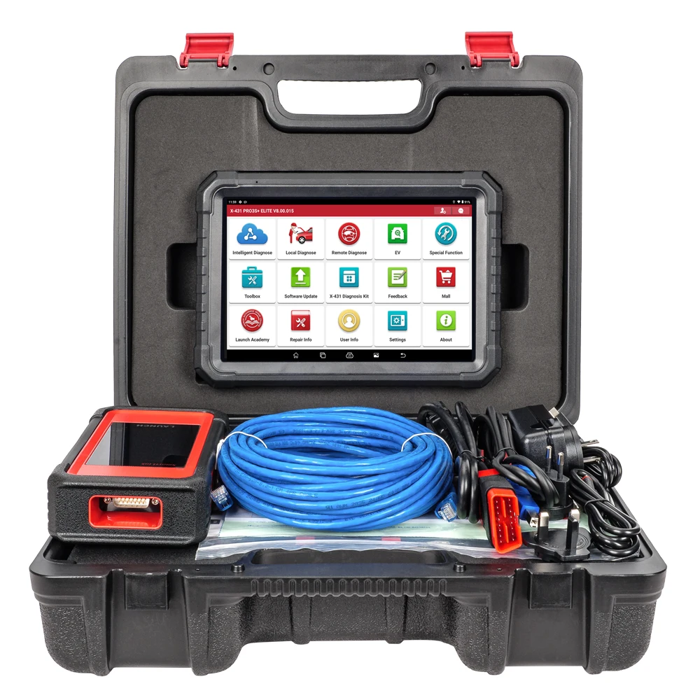 LAUNCH X431 PRO3S+ Elite Professioneller bidirektionaler Diagnosescanner – J2534 Pass-Thru-Programmierung, Allsystem-Scan, Unterstützung für 24V-Lkw und Elektrofahrzeuge – Detail 17