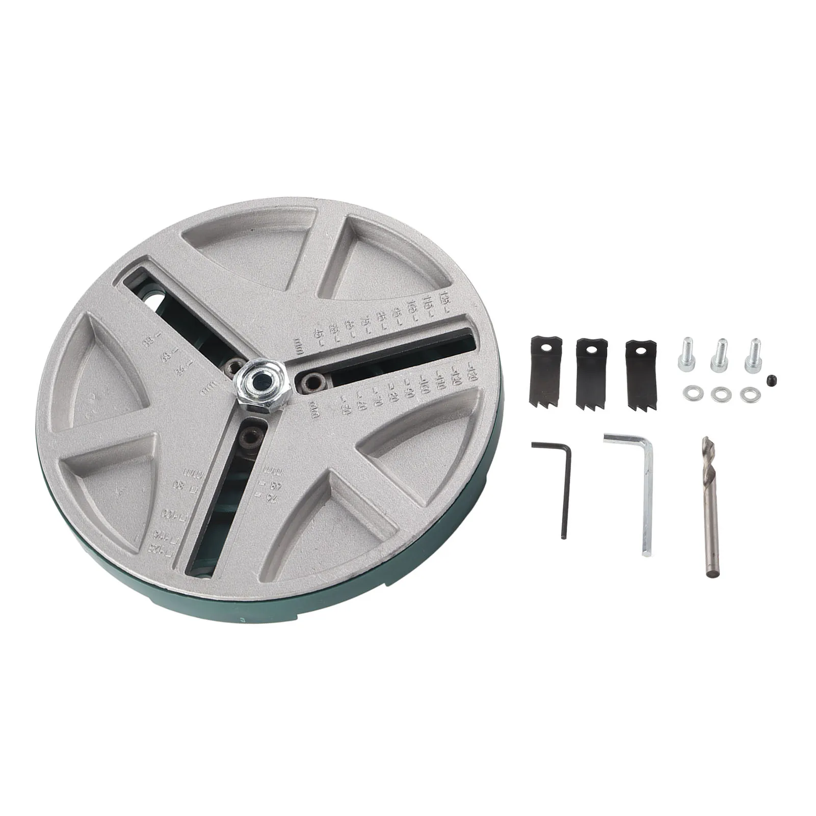 

Punching Saw Round Hole Opener Tools with Positioning Bit and 3 Tooth Blades Hole Saw Hole Saw Cutter Kit