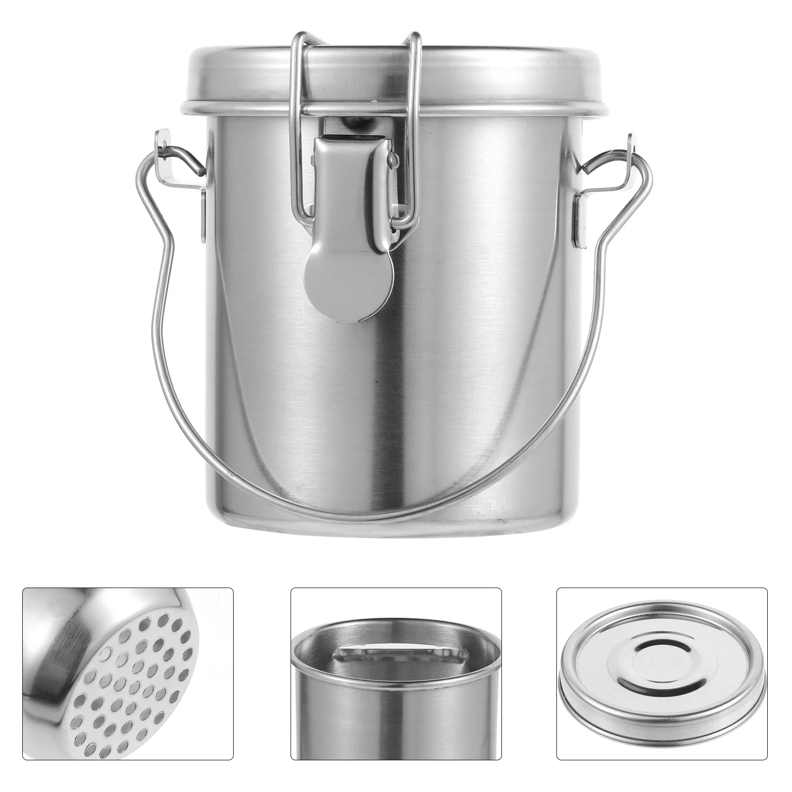 

1Pcs Painting Pen Wash Bucket Sturdy Stainless Steel Lightweight Easy Carry Handle Efficient Cleaning Solution for Oil Acrylic