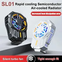 SL01 Mobile Phone Semiconductor Cooling Fan Radiator PUBG Game Cooler for IPhone Samsung Xiaomi Huawei Universal Cool Heat Sink