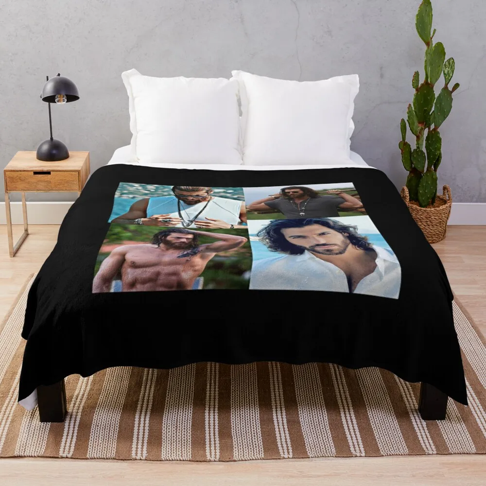 

can yaman Throw Blanket Bed linens Camping Blanket