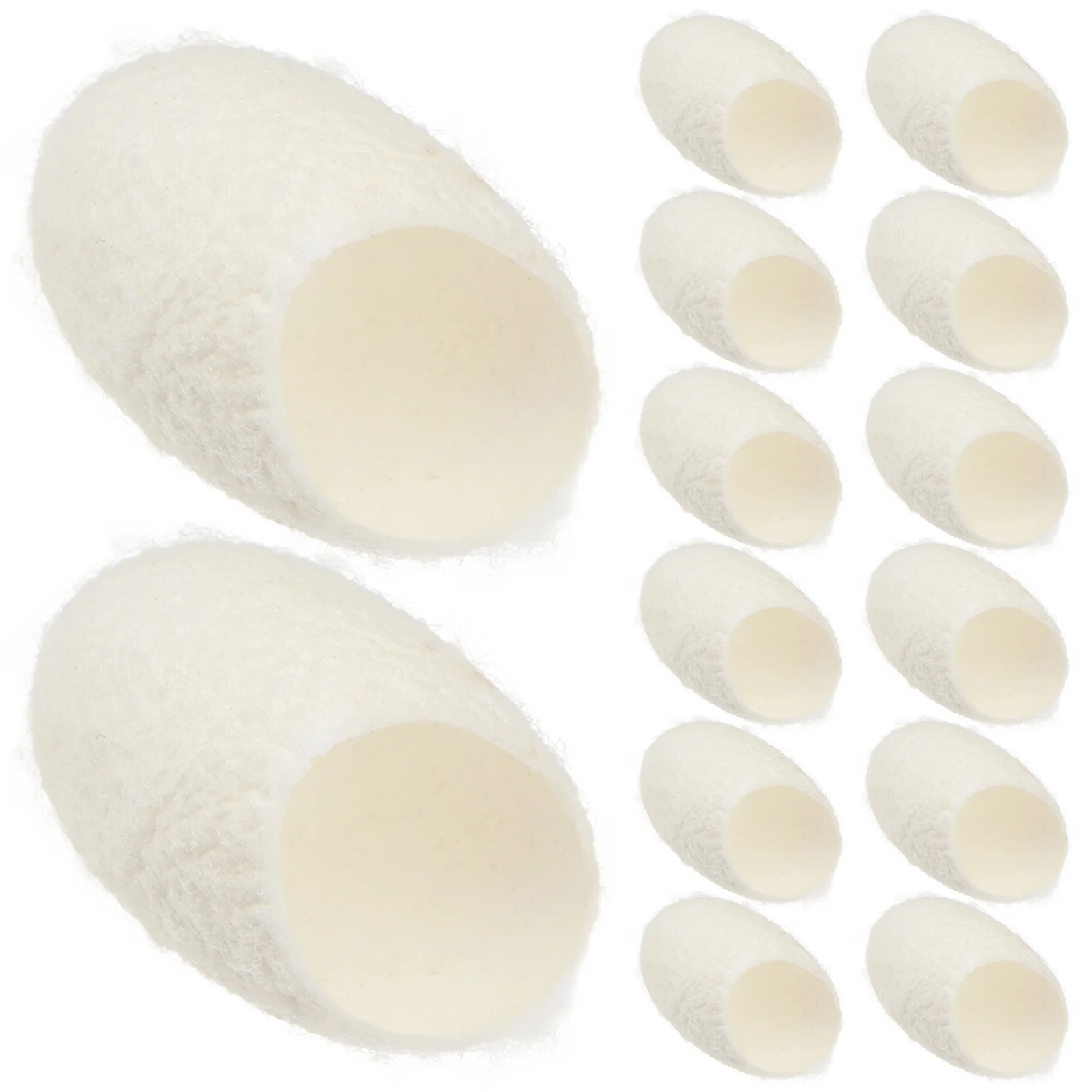 100pcs Natural Silk Ball Facial Cleanser Exfoliating Face Scrubber For Blackhead Removal Pore Cleaner Skin Care Tool Facial