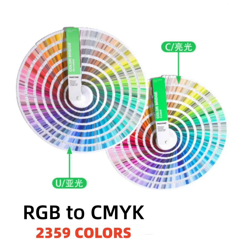 2359COLORS PANTONE Color Standards International Color Bridge - CMYK/RGB - Four-color GP6102B  U+C card
