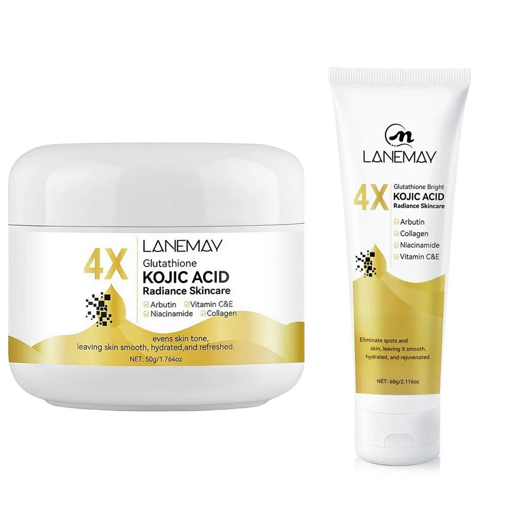 Kojic Acid Face Cream,Eliminates Dark Spots and Dullness Non-Greasy for Men Women Whitening Moisturizing Cream,Day Night Use
