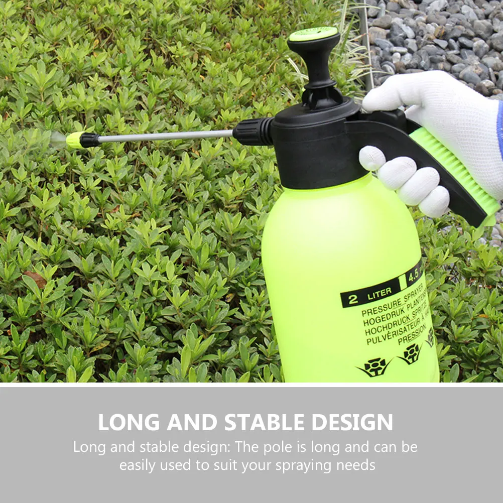 

2pcs Garden Sprayer Extension Pole Long Metal Wand For High Reach Corrosion Resistant Stable Spraying Tool Replaceable Nozzle