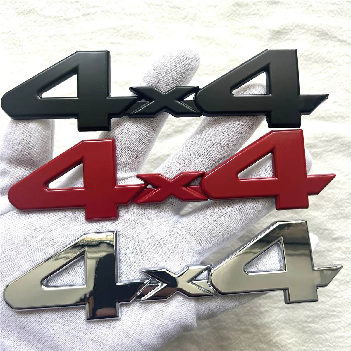 Metal 4X4 off-road vehicle four-wheel drive car logo suitable for body trunk tail side car sticker decal decorative accessories