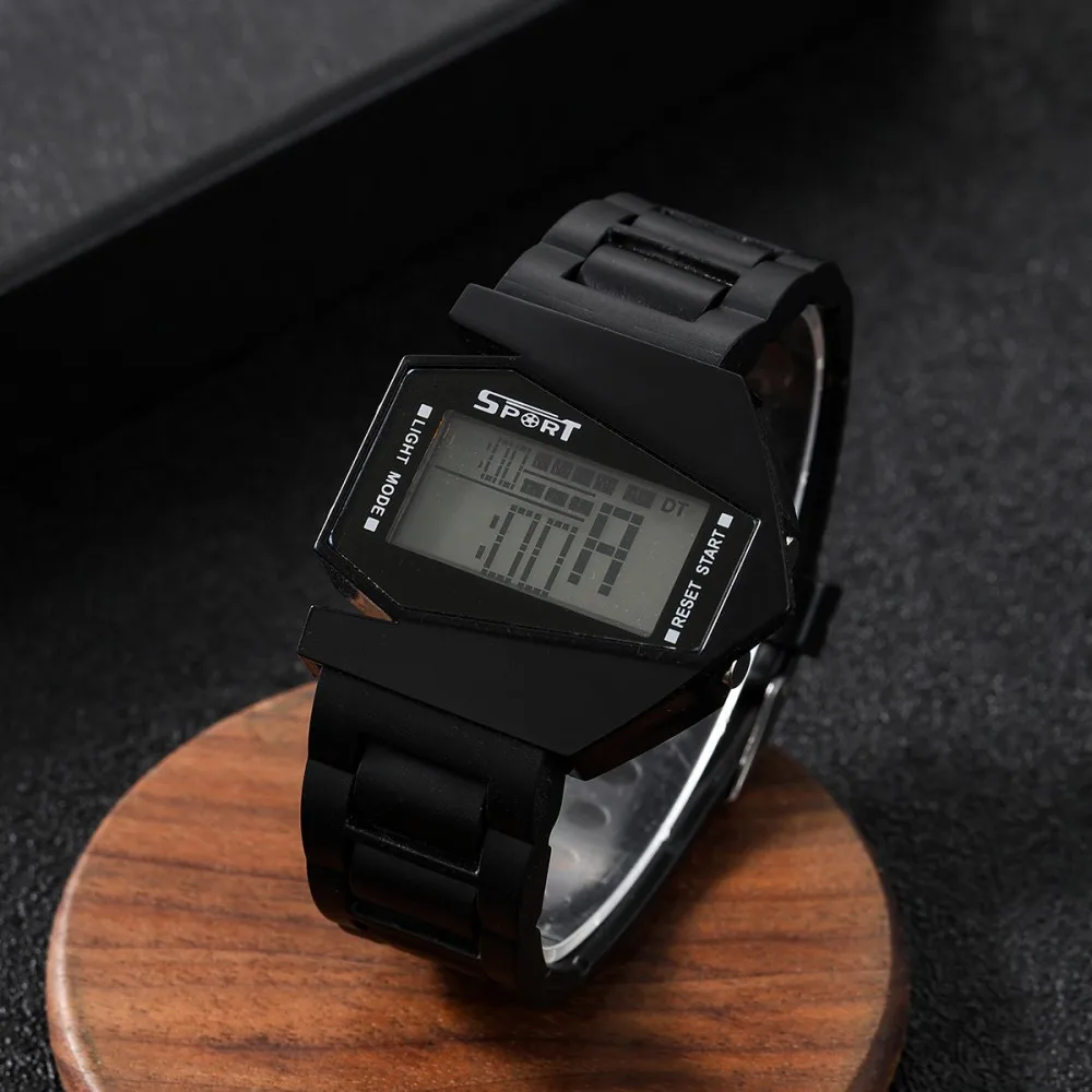 Creative Digital Watches for Kids Luminous Wateproof Silicone Strap Sports Watch Multifunction Alarm Clock Sports Watch
