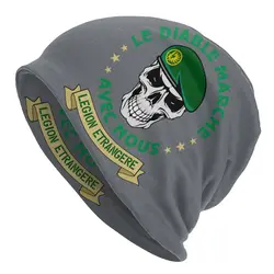 Legion Etrangere-gorros de Legión extranjero para hombre y mujer, gorro de punto cálido, estilo militar de Francia, para adultos, Invierno