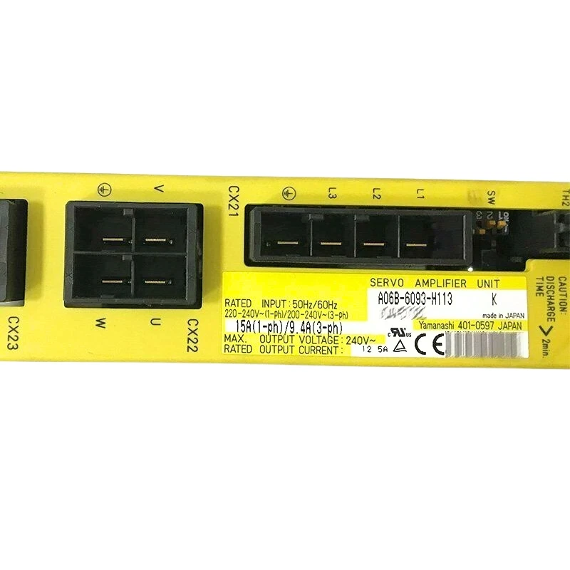 Fanuc A06B-6093-H113 Servo Amplifier Tested ok In Stock