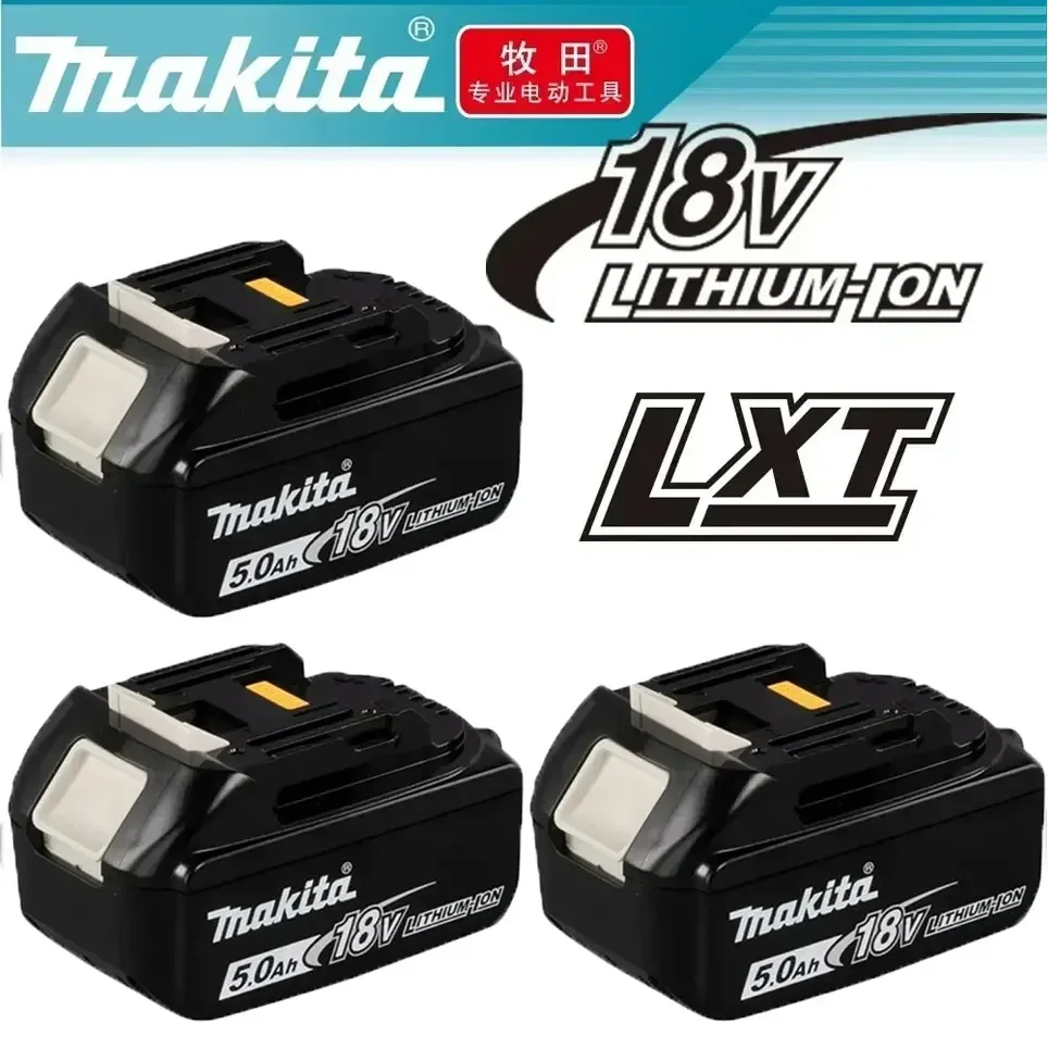 

Makita 100% Original 18V 5000mAh Lithium ion Rechargeable Battery 18v drill Replacement Batteries BL1860 BL1830 BL1850 BL1860B