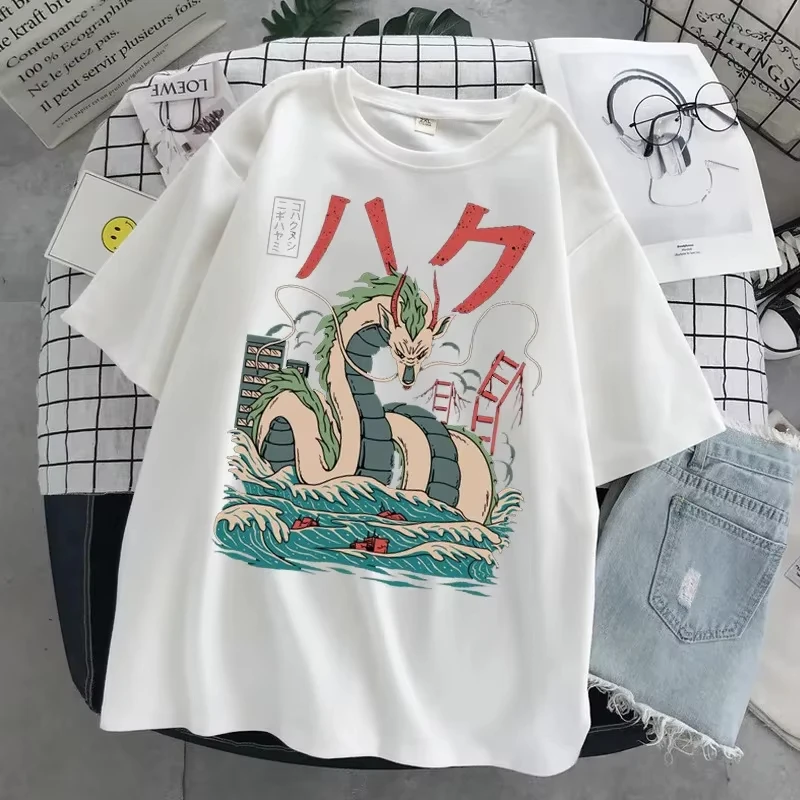 New Summer Totoro Fashion Street T-shirt for Boys and Girls Summer Cartoon Casual Round Neck Children/Adults Cotton T-shirt view 5