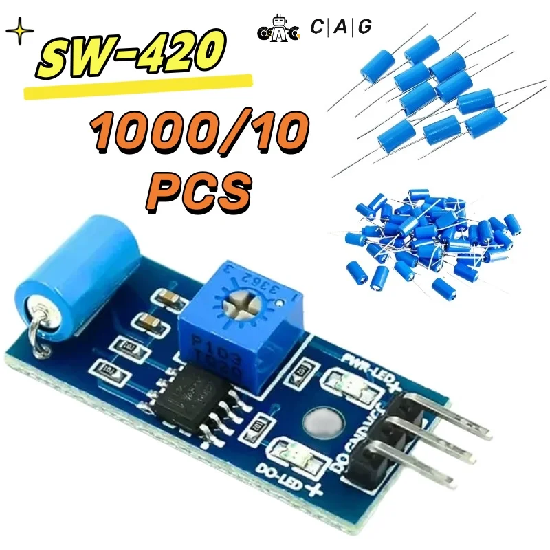 

HDX-2 SW-420 switch SW-420 Normally Closed Highly Sensitive Vibration Sensor Vibration switch