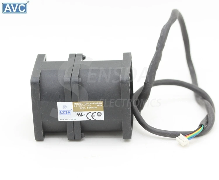 

For AVC DFTA0456B2U 40*40*56mm 4cm 40mm 4056 DC 12V 1.7A high speed violence booster server inverter cooling fans