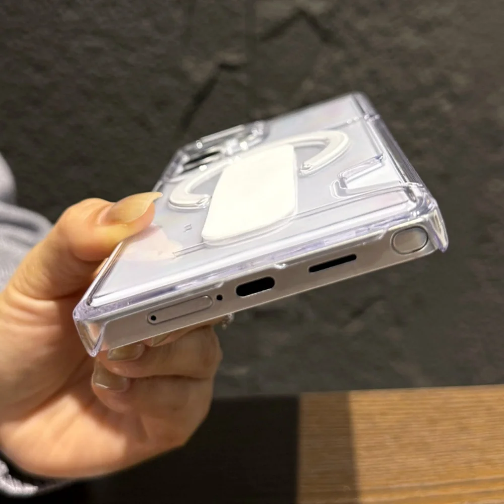 Transparente Magnetische Magsafe-Kartenhalter-Hülle für Samsung S26 Ultra S25 S24 Plus mit Kabelloser Ladefunktion und Stoßfestem Schutz – Detail 11