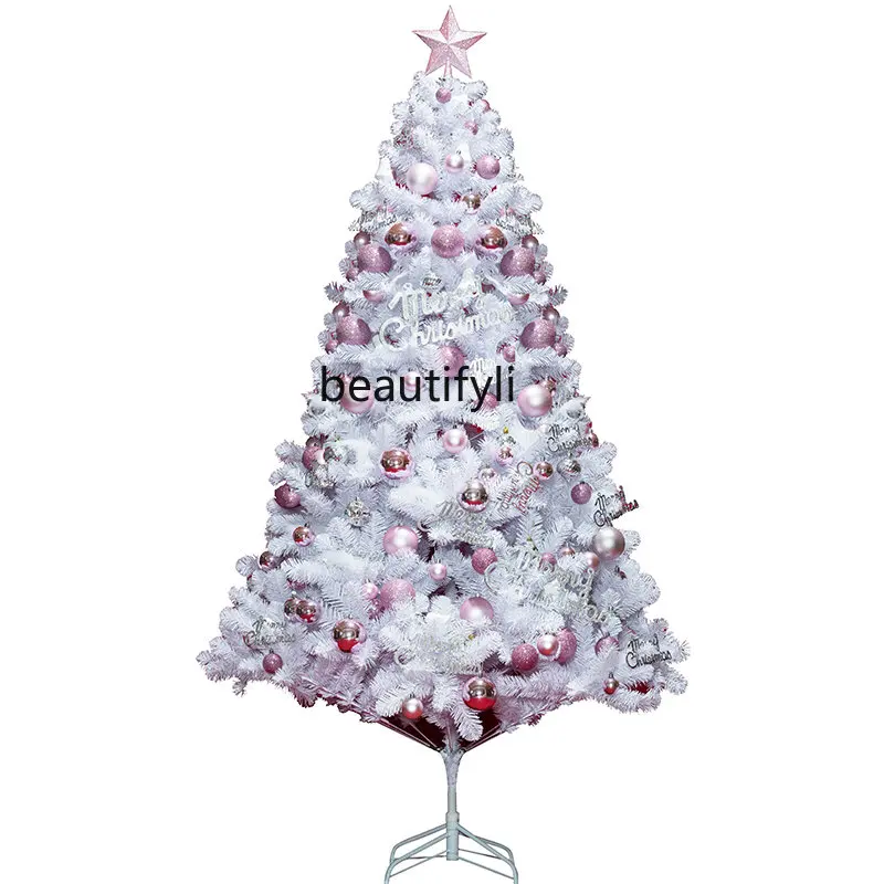 

White Christmas Tree Set Christmas Commercial Christmas Decorations Encrypted Household