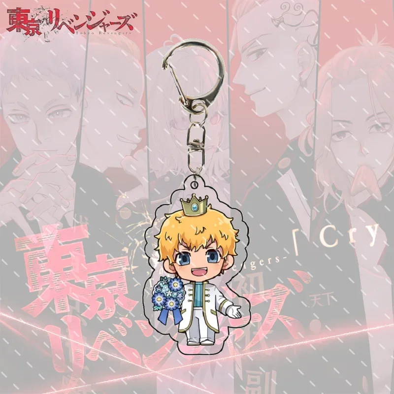 Tokyo Revengers Acrylic Keychain Cartoon Character Ornament Key Bag Pendant Clothing Accessories