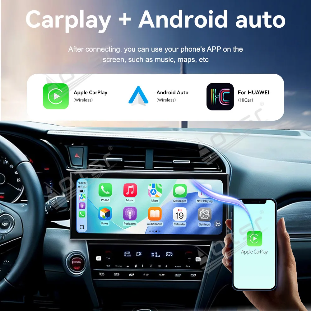 CarPlay 15.8’’ Android 15 For Honda Shuttle  2015-2020 Car gadgets Car GPS media Navigation HD Screen Multimedia Player Head