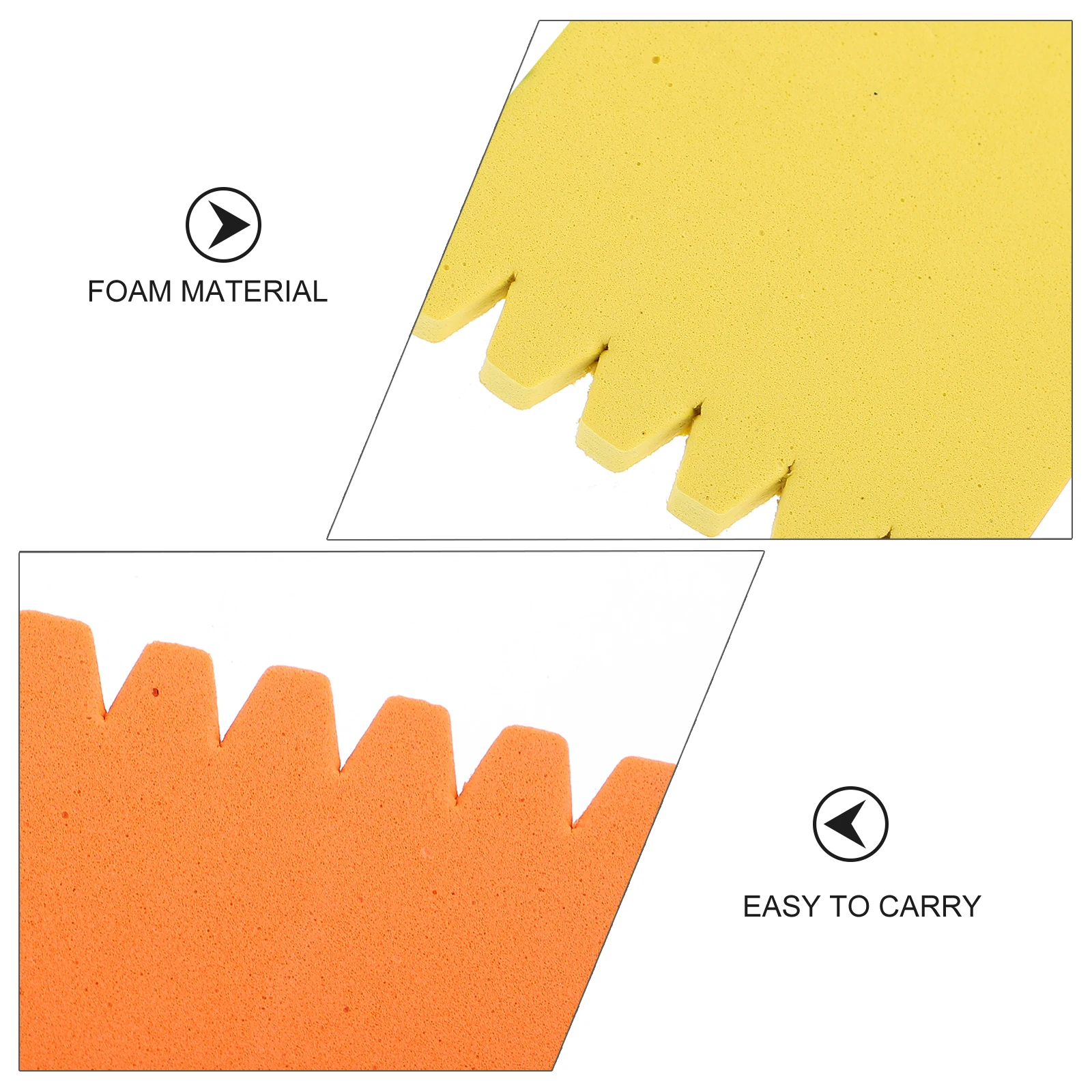

10 pcs Foam Fishing Line Board Sponge Wrapped Wire Organizer Bracket Tackle Spool Accessories Lightweight Quick Dry Slot End