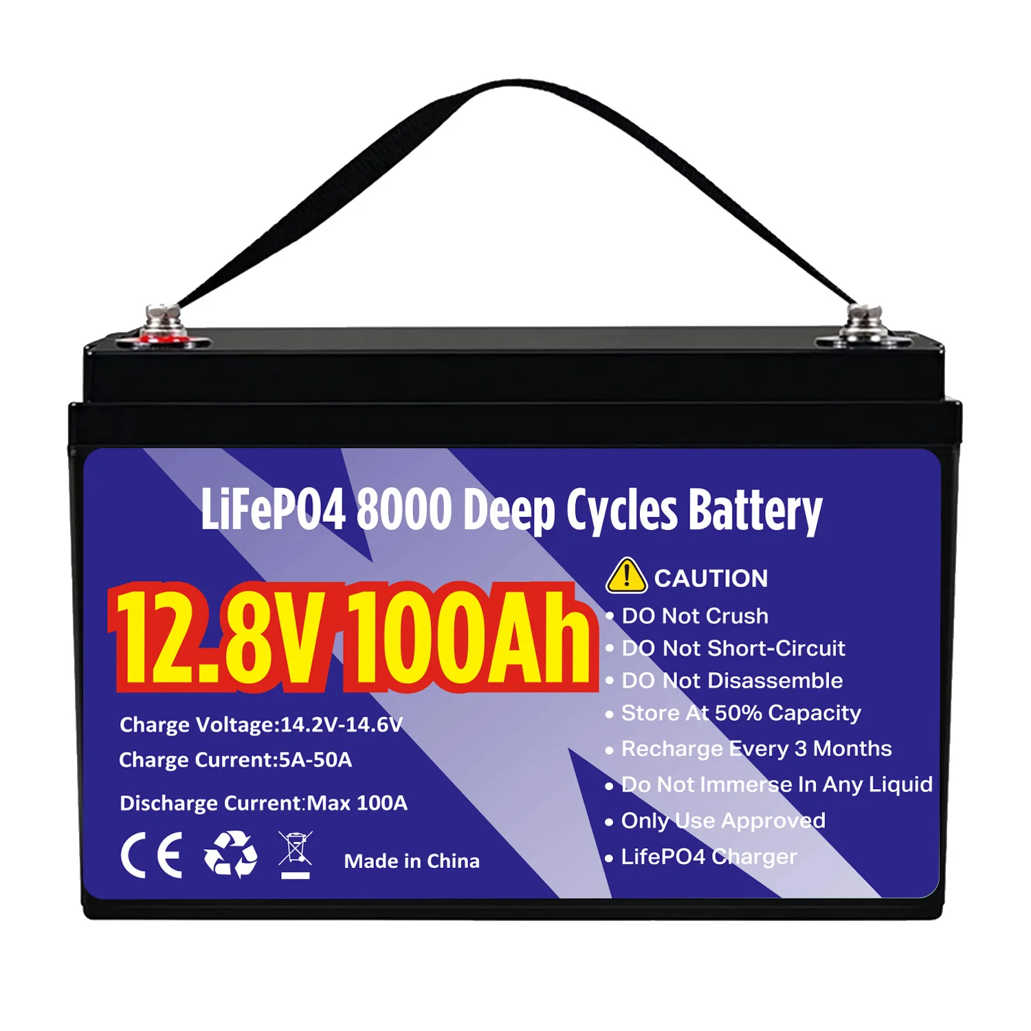 

Легкий аккумулятор LiFePO4 12 В 100 Ач