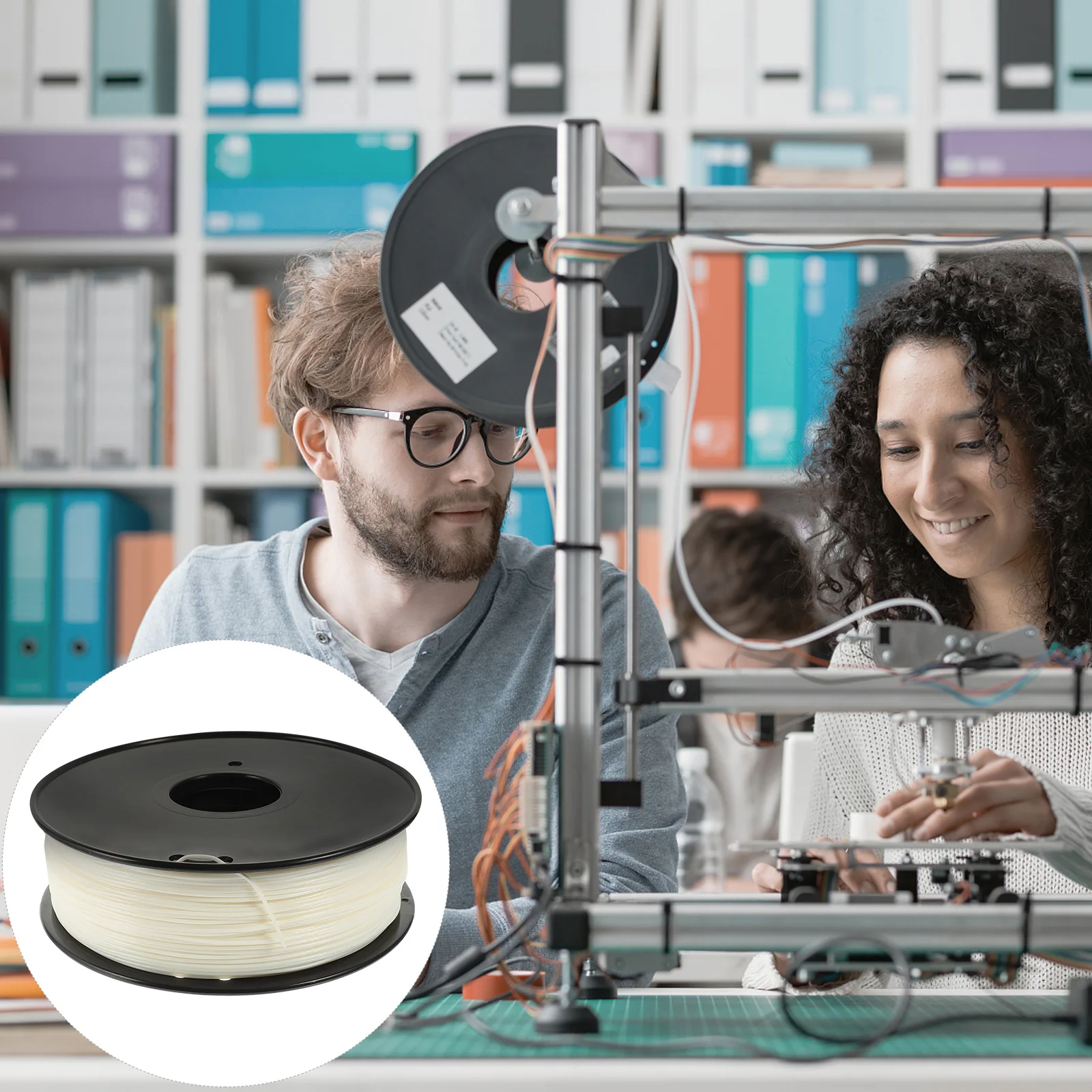

ASA Filament 1.75mm White UV Resistant 3D Printer Filament Roll for Outdoor Durable Printing Material Plastic 3D Printing