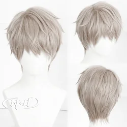 ND Love and Deepspace Xavier Cosplay Wig Hair for Comic Con Coser Heat Resistant Synthetic Gridelin Cosplay Wig for Theme Party
