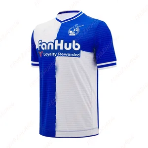 Bristol Rovers Jersey Rumah 2024/25 Jersey Sepak Bola Cepat Kering Luar Ruangan Terbaru Kaus Klasik Musim Panas Uniseks Jersey Olahraga Longgar Dewasa 8 lensa sepak bola penjualan terbaik maillot - №