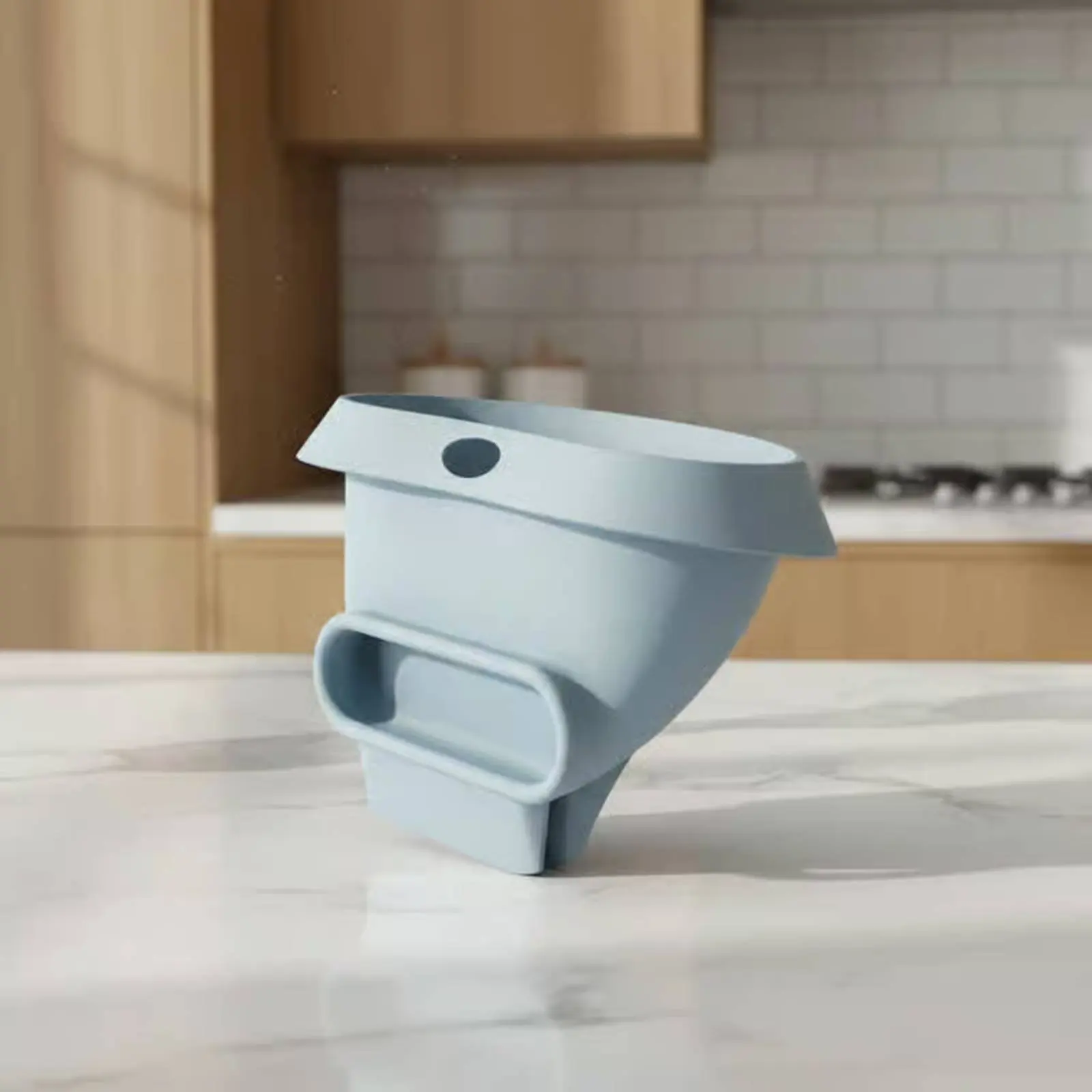 Stand Blender Ingredient Funnel Food-Grade Material Silicone Pouring Guard Anti-Spill Pouring Guard Keeps Counters Clean