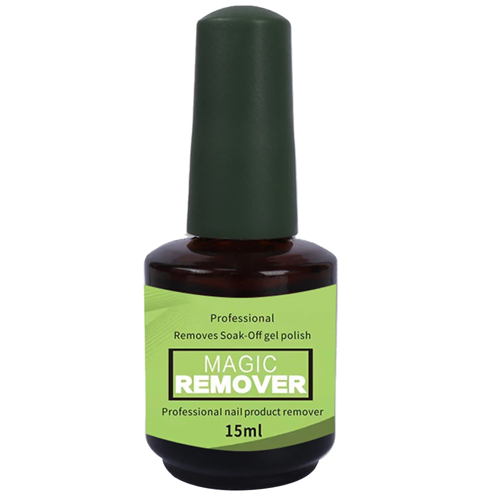 Removedor Profissional de Esmalte Gel Explosão, Remove Rapidamente Embeber Off Gel Polish, 0.25 flOz, 3-5 Mins, 15ml