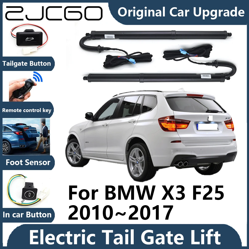 ZJCGO For BMW X3 F25 2010~2017 Automatic Tailgate Electric Tail Gate Lift Prop Support Vehicle Power Rear Door Liftgate Strut