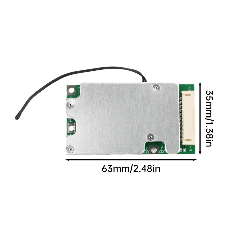 10S 36V 30A Same Port Lithium Battery Protection Board BMS Balanced Protection Module for Electric Vehicle E-bike Battery