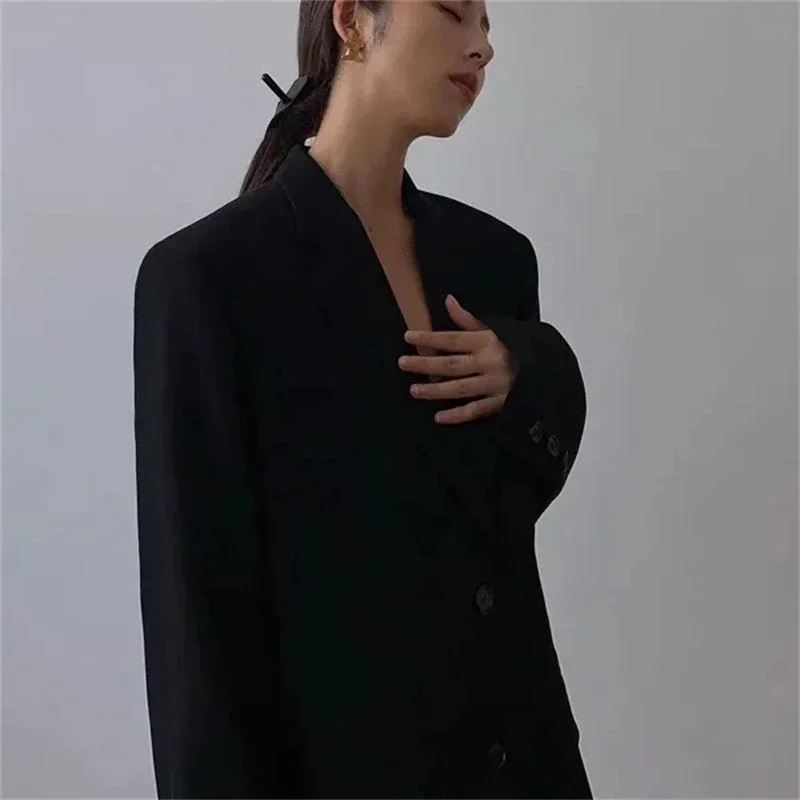 Cappotto Blazer da donna 2024 primavera autunno versione coreana giacca stile retrò tendenza temperamento appare vestito femminile sottile Top