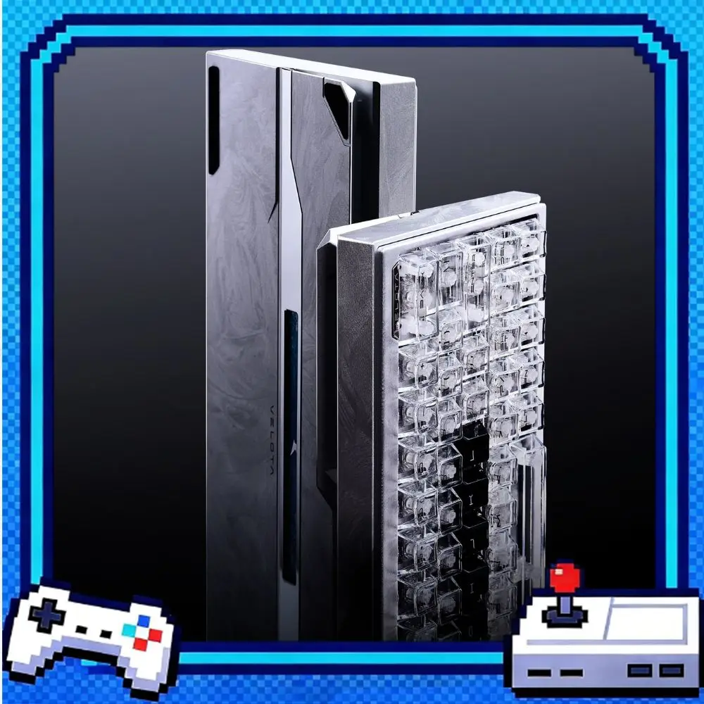 ATK VELOTA FUZZY 63 V2 Magnetic Keyboard Wired Low Latency Aluminum Alloy RT0.001mm 8K Gasket Programmable Gaming Accessories