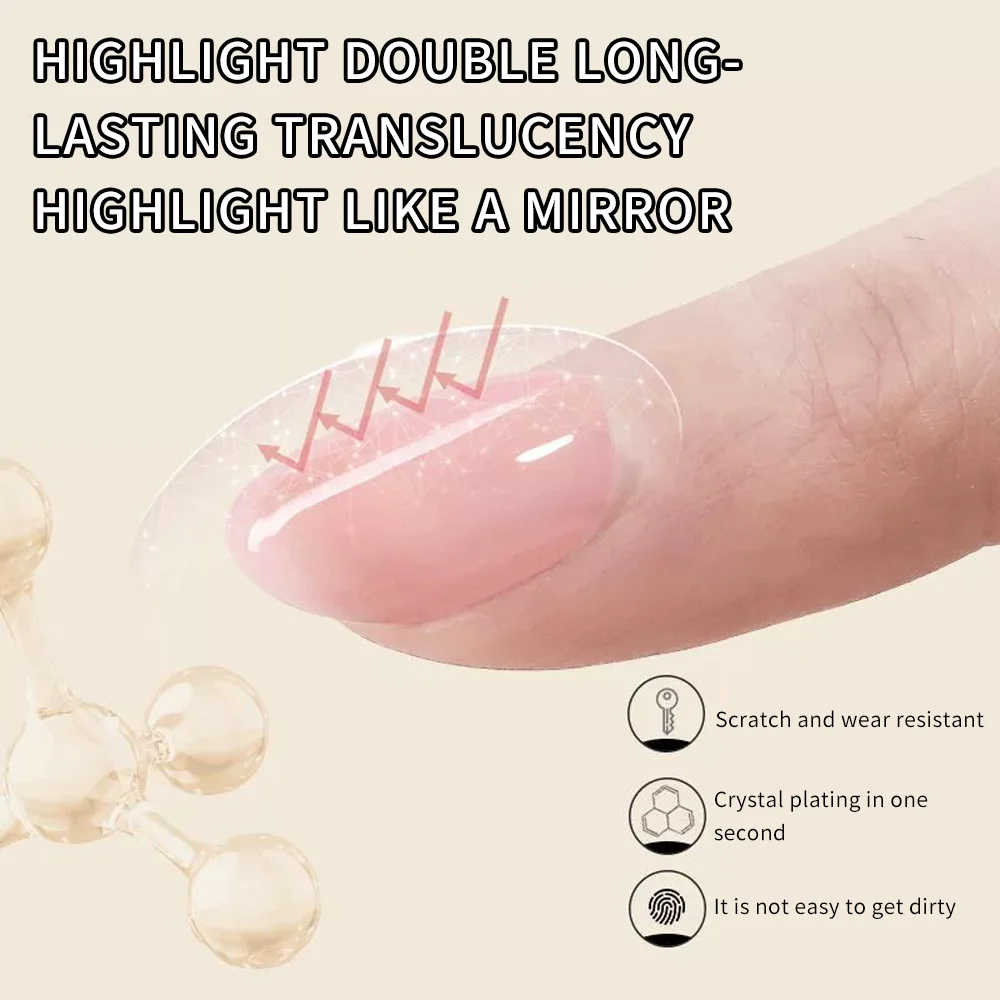 카니우 15ml 탑 코트 & 베이스 젤 네일 폴리쉬 투명 네일 연장 강화제 네일 글루 젤 쏙 오프 UV 젤 매니큐어 용품