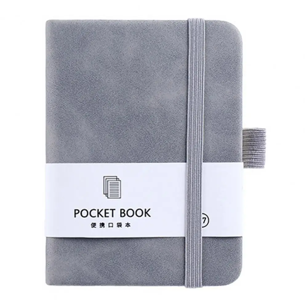 Small And Light Notebook Stylish Diary Notebook with Elastic Strap Design Compact Record Notepad for Home Office