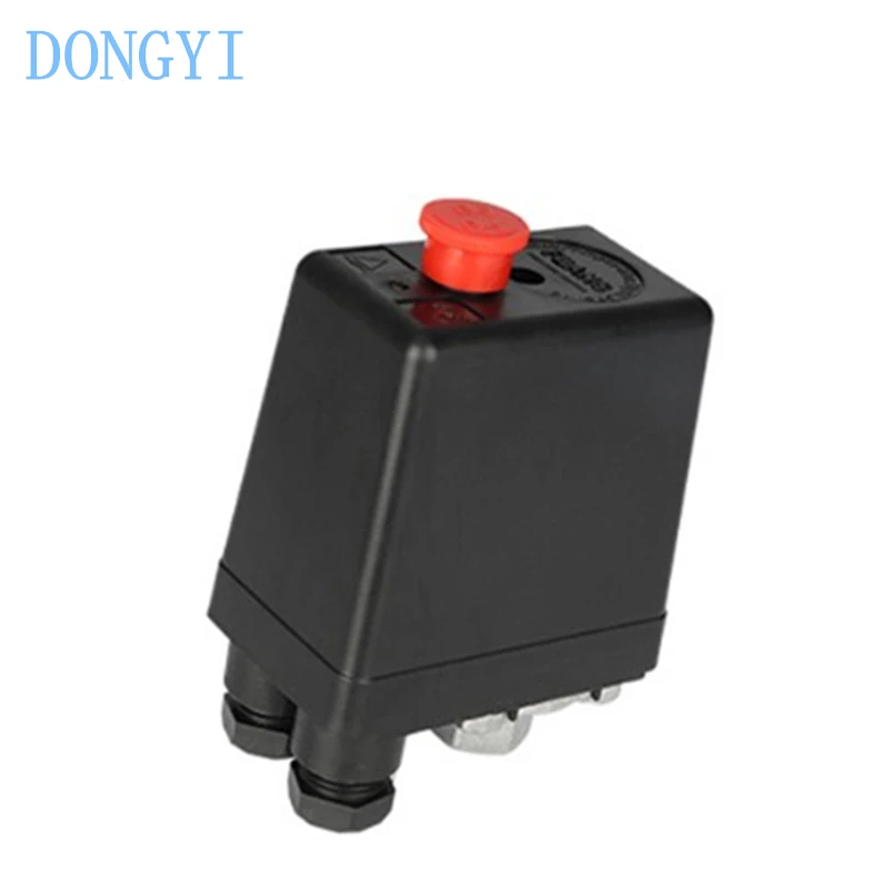 Air Compressor Pump Pressure Control Switch Knob Vertical Single Hole Four Holes Horizontal Handle Big Iron Shell