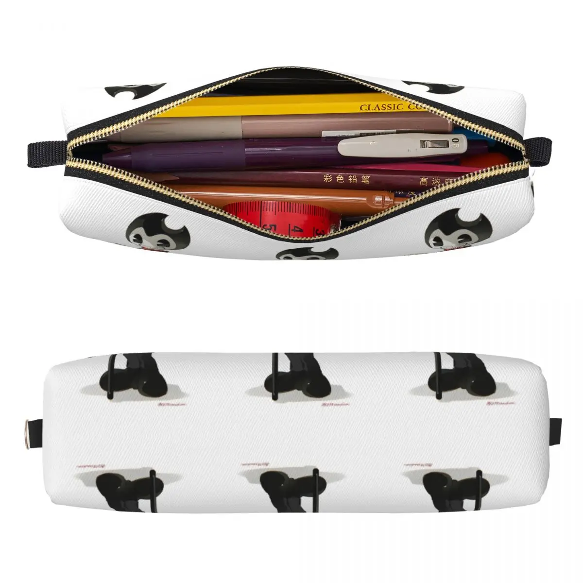 Bendy And The Dark Revival Pencil Cases Ink Machines Pencil Box Pen Holder for Girls Boys Pencil Bags School Supplies Stationery